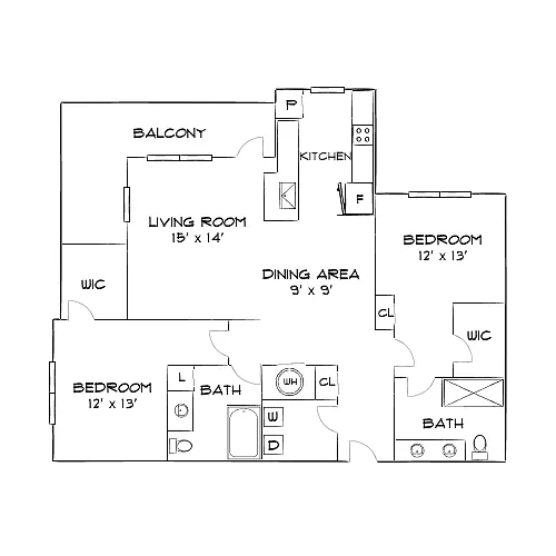 Floor plan Design 2D