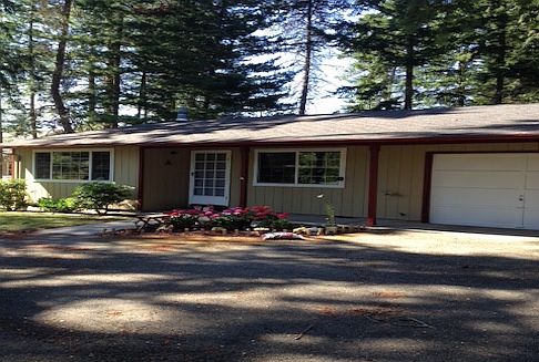 Nice peaceful setting with lots of trees