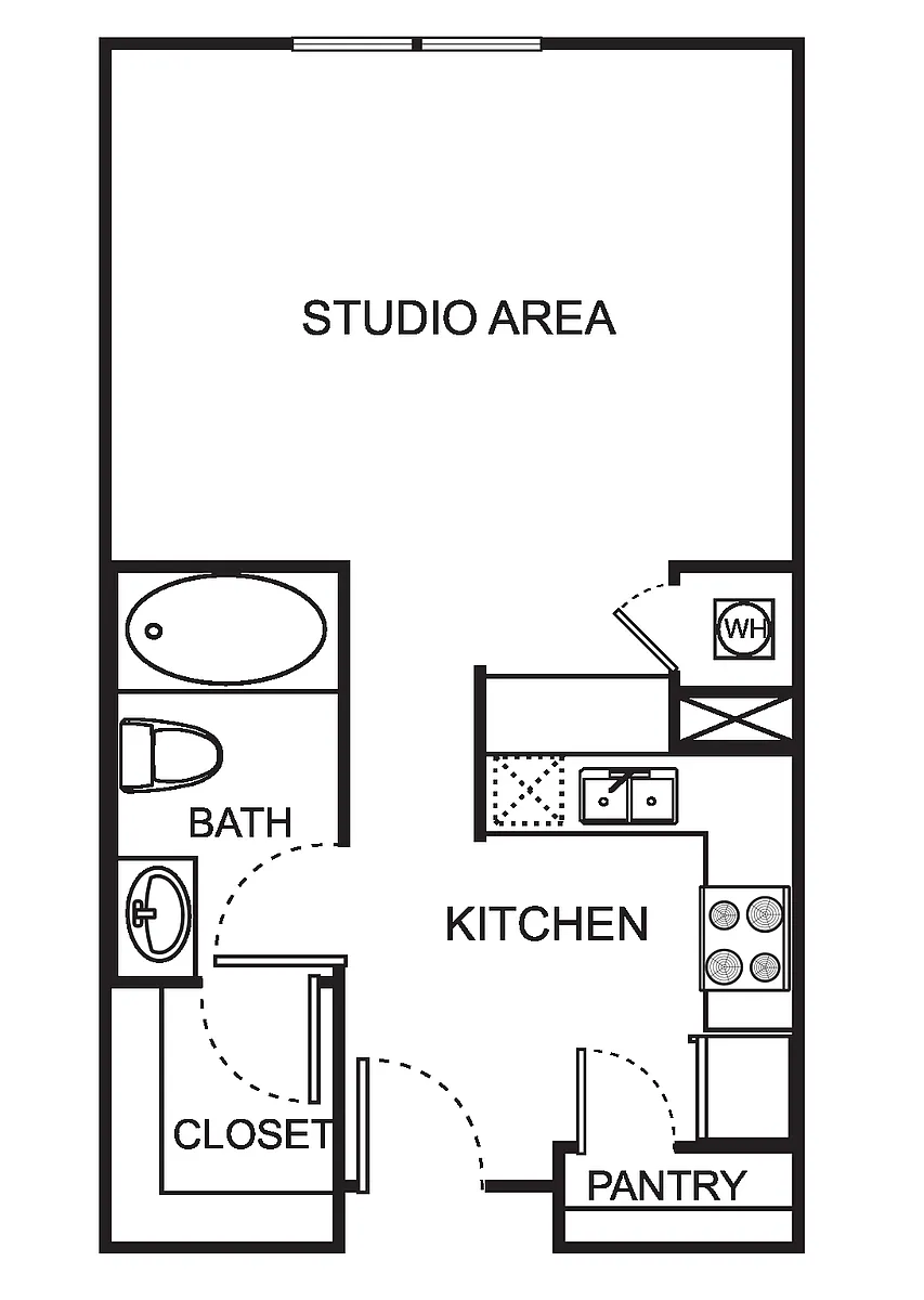 Floor plan S Studio