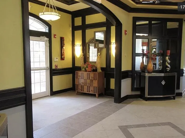 entrance to community center