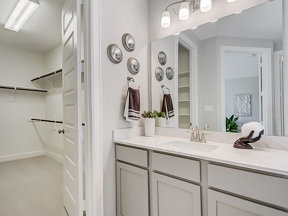 Walk-in closet in owner s bath