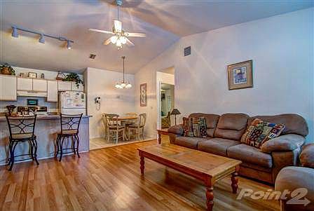 Unit A Living Room with Queen Sleeper Sofa