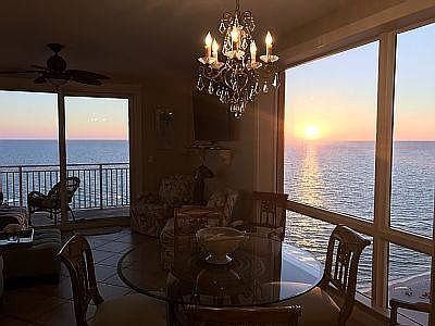 Sunset over Dinning room table