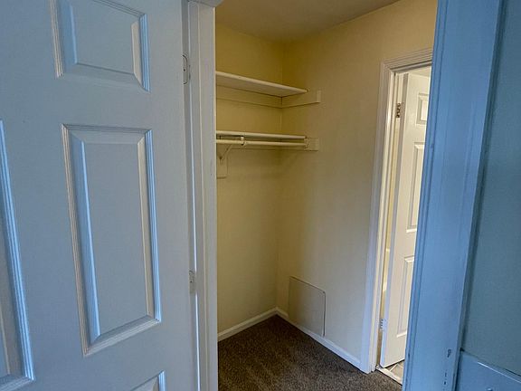 Walk-in closet from for 1st bedroom