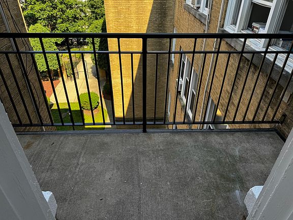 Balcony off living room