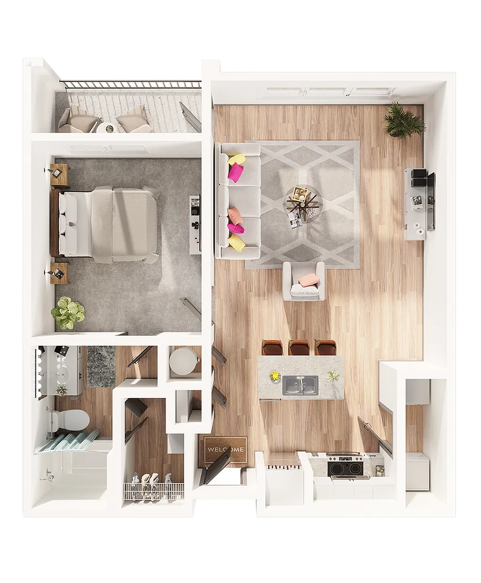 Floor plan A1C