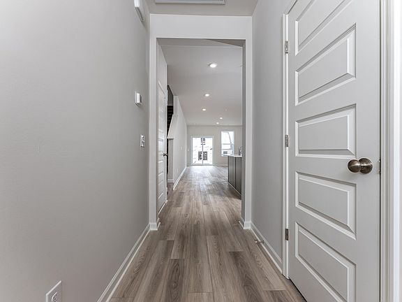 Through the main door