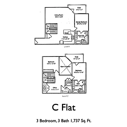Floor plan 3 Bedroom