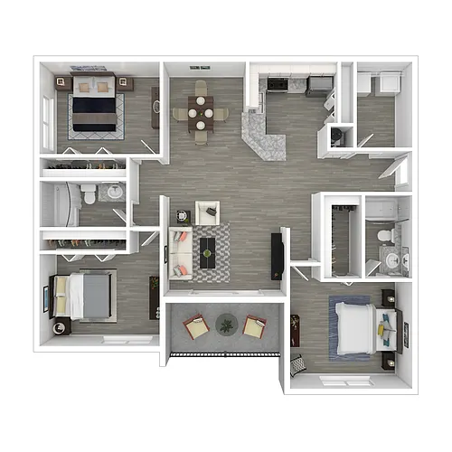 Floor plan Wax Myrtle - West