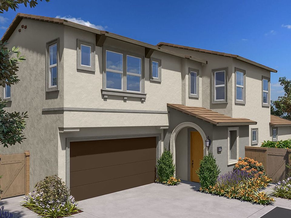 Exterior Rendering Residence 3A Poppy at Canvas Park in New Haven Ontario Ranch CA Brookfield Reside