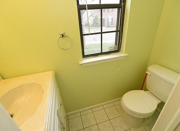 First floor powder room