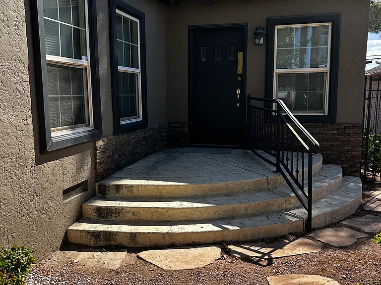 back seperate entrance