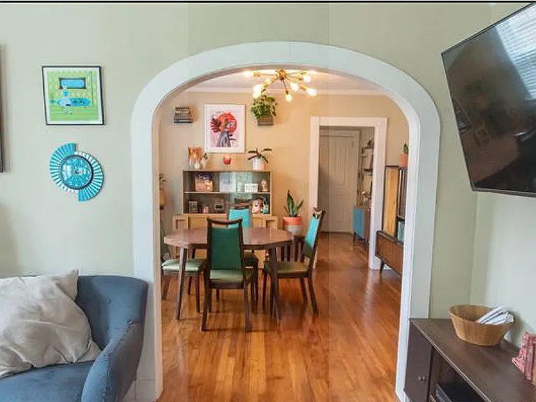 Living Room into Dining Room