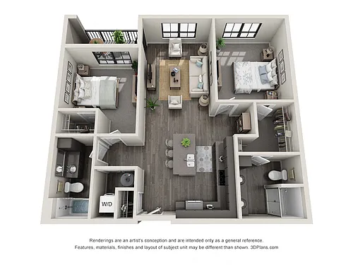 Floor plan 2A2