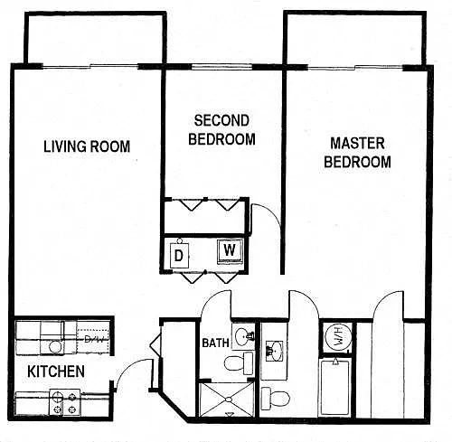 Floor plan 2x2C