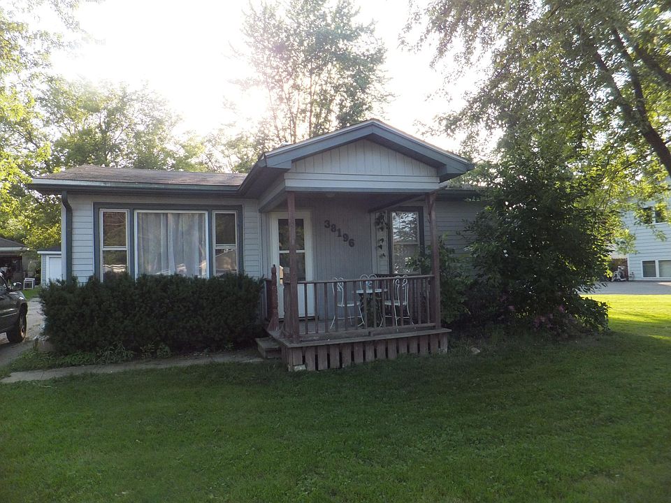 Front View with roofed porch