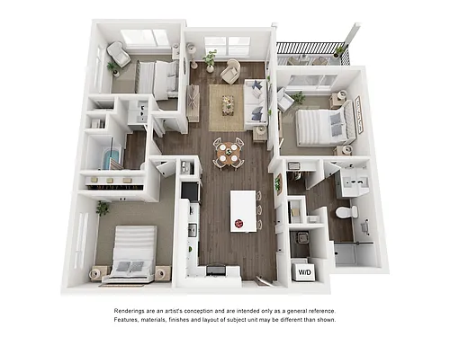 Floor plan 3 Bedroom