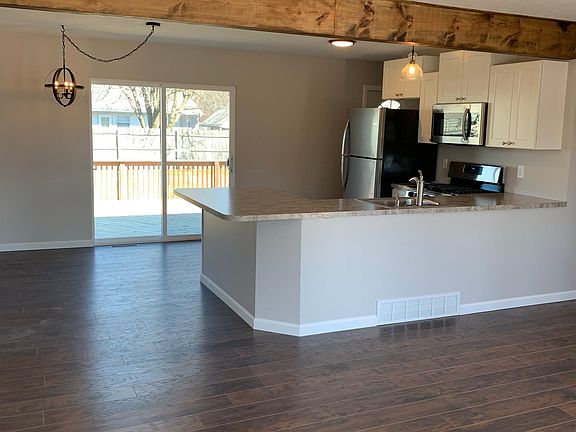 All hardwood flooring. Large deck off kitchen- great for entertaining!!