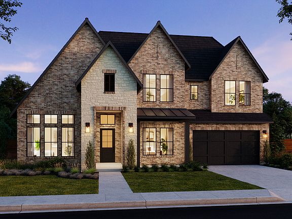Montgomery IV Elevation A - Optional Stone