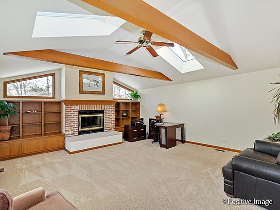 Great room with fireplace