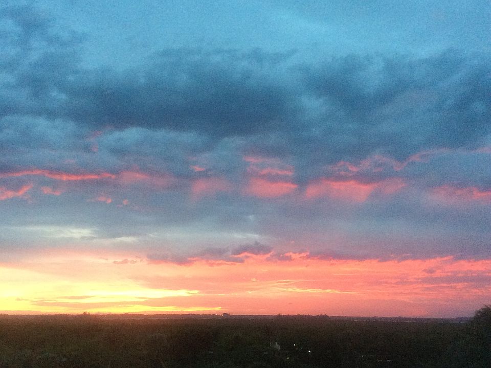 Sunset view from LR