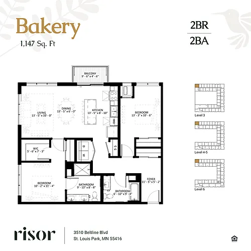 Floor plan Bakery