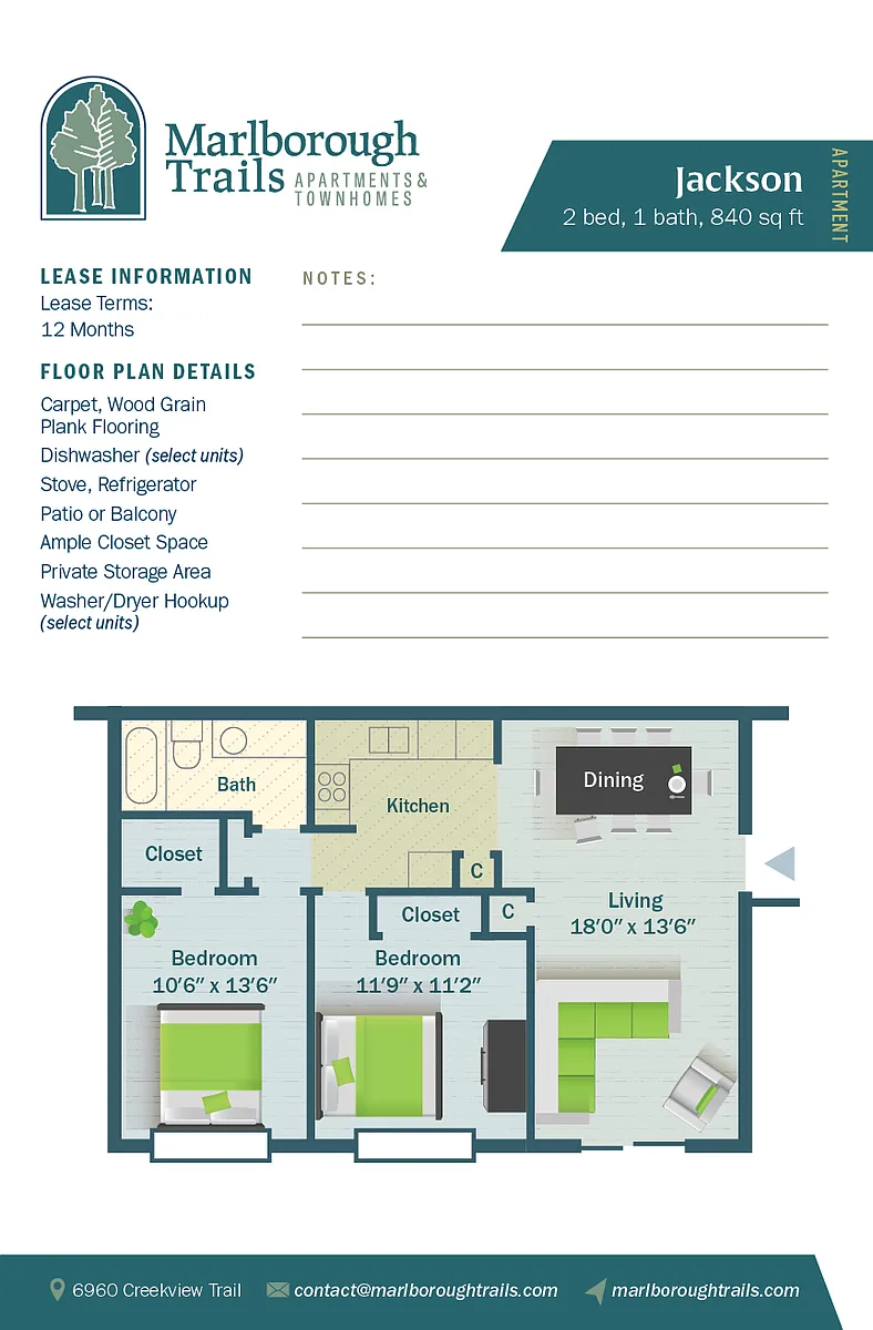 Floor plan Jackson