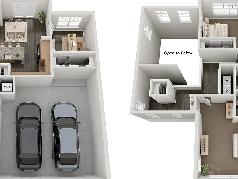 THC2 floor plan Residences at Kingwood