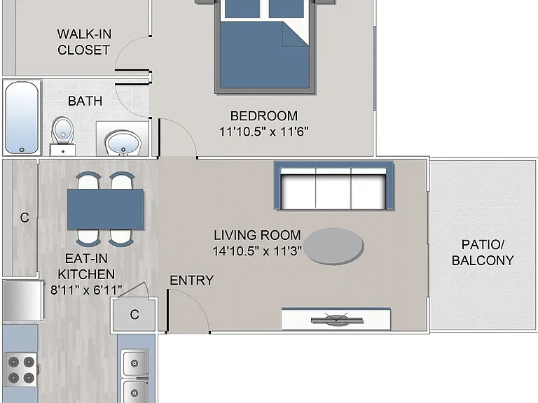Welcome Home to James Apartment Lakewood , WA — Photo 19