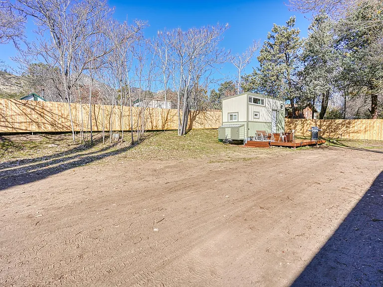 large fenced private area