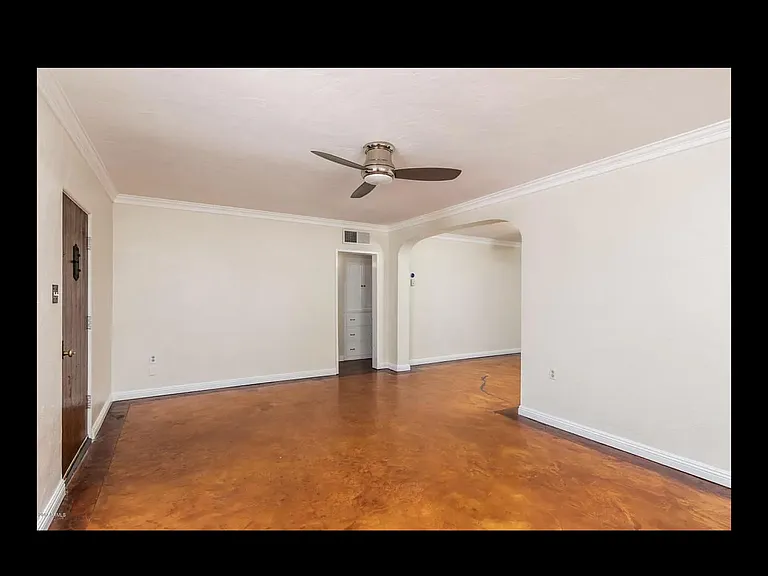 living room and entry way