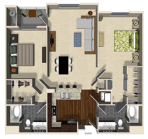 Floor plan Orange A