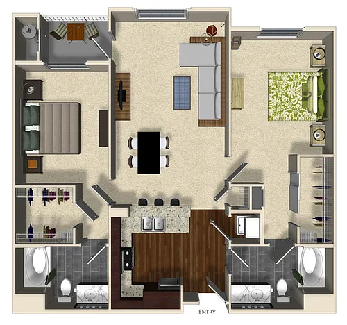 Floor plan Orange A