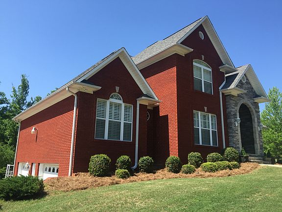 Side view from driveway 