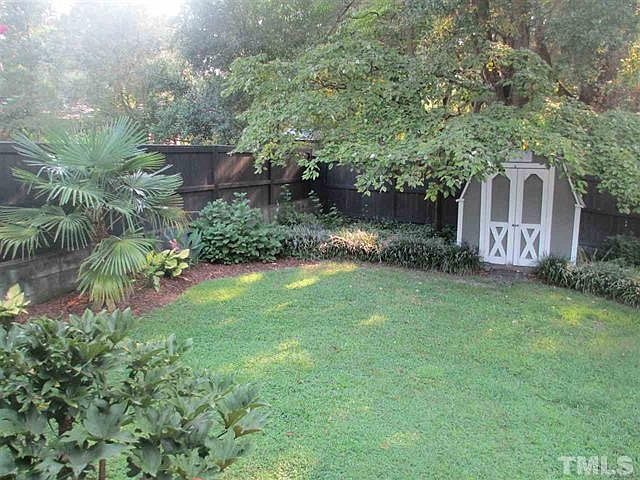 Fenced backyard!
