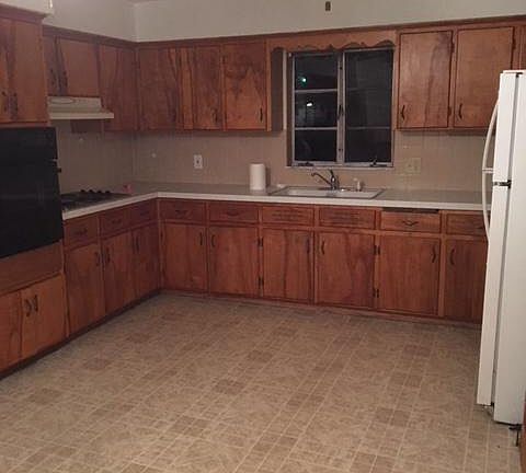 Large kitchen, refrigerator included.  