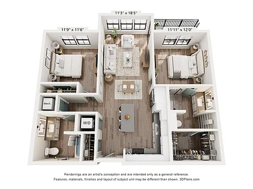 Floor plan B1