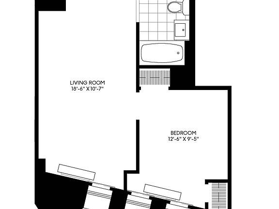 2nd image of 90 West St APT 21G