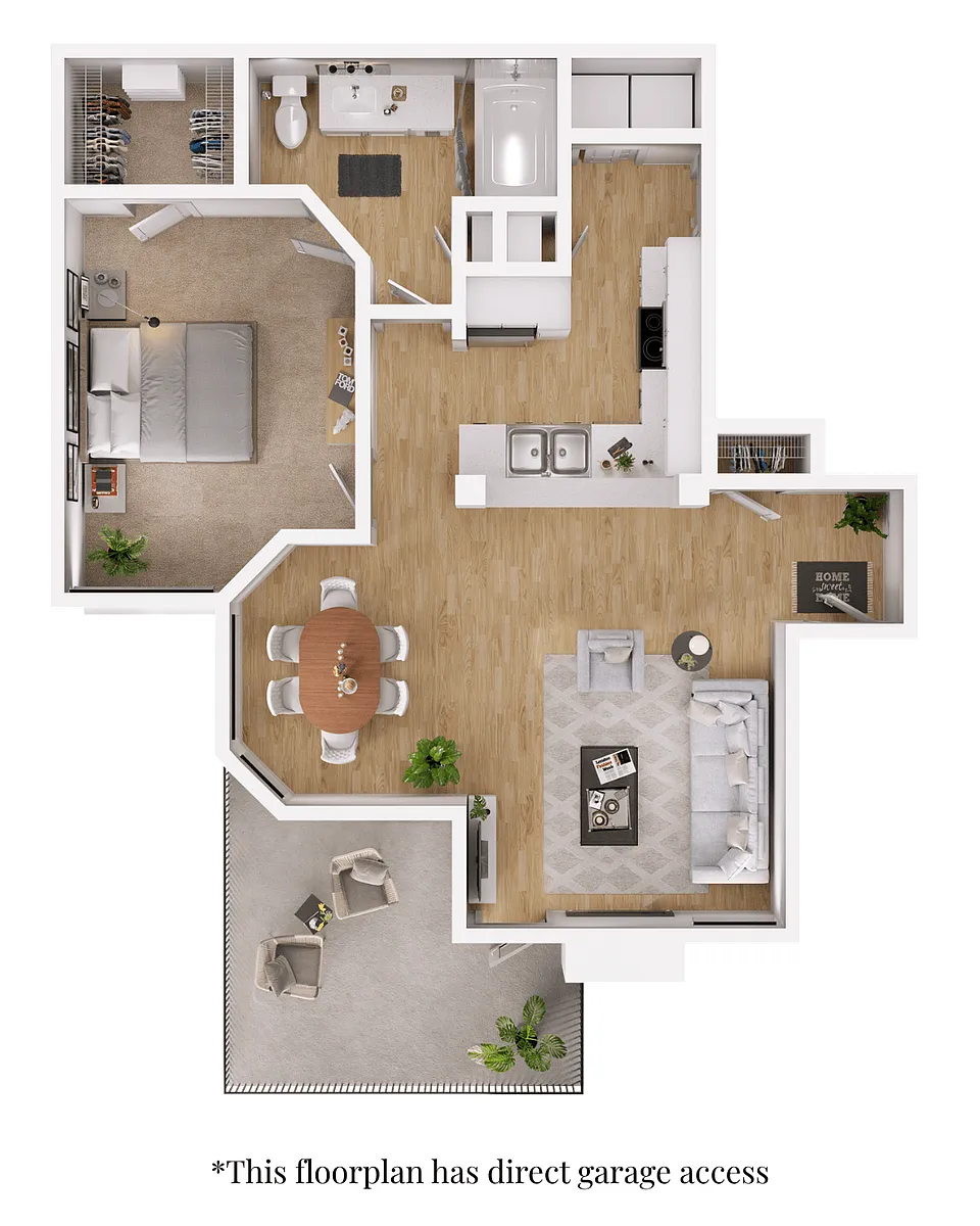 Floor plan Laurel - Upgraded