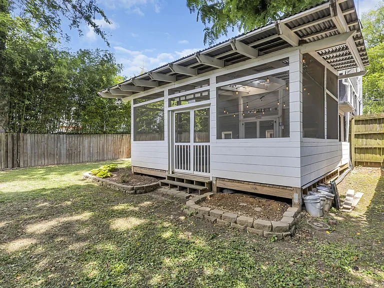 Large Fenced Yard with Screened-In Porch