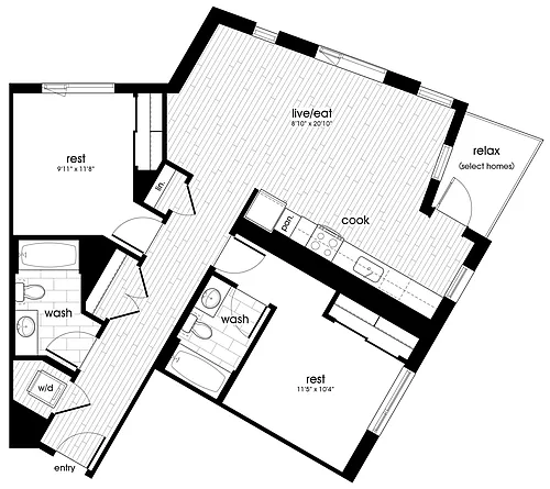 Floor plan B2-SAN