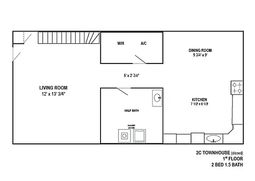 Floor plan 2C Closed
