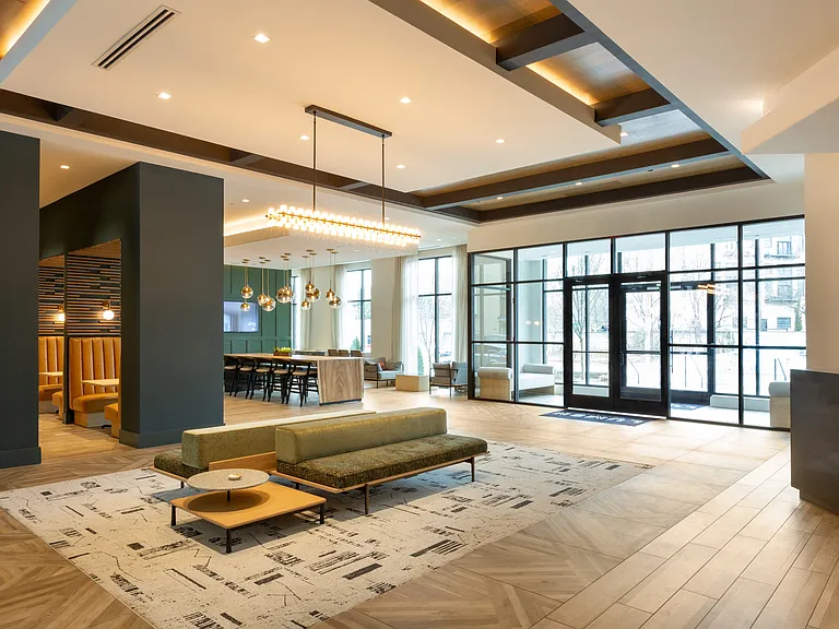 Welcoming Leasing Lobby