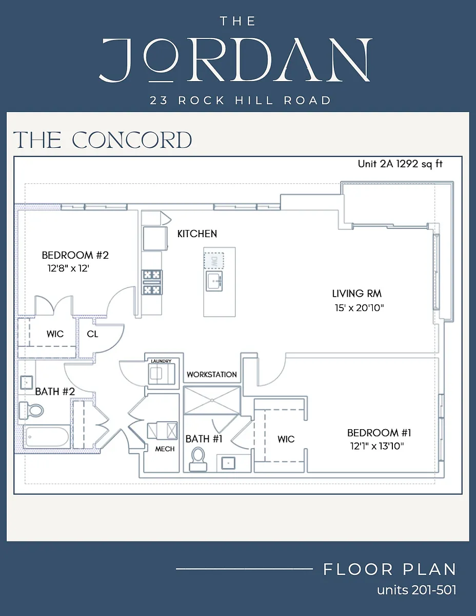 Floor plan The Concord