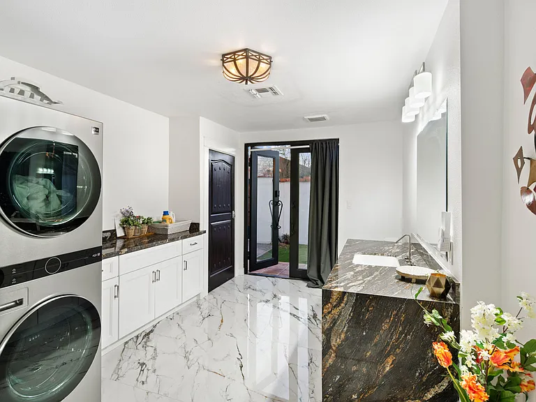 Laundry area