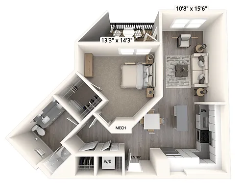 Floor plan A16U