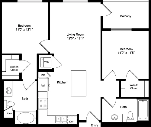 Floor plan B80