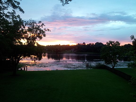 Sunset from backyard!
