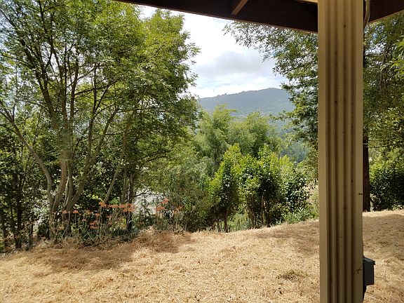 from the carport - west