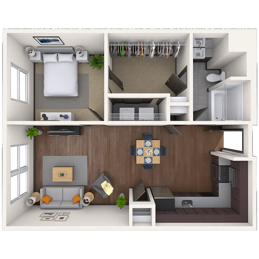 Floor plan King